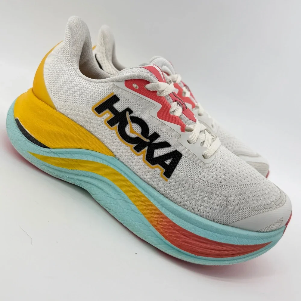 HOKA One Skyward X Womens 7 Blanc De Blanc Swim Day Running Shoes 1147912 BSW